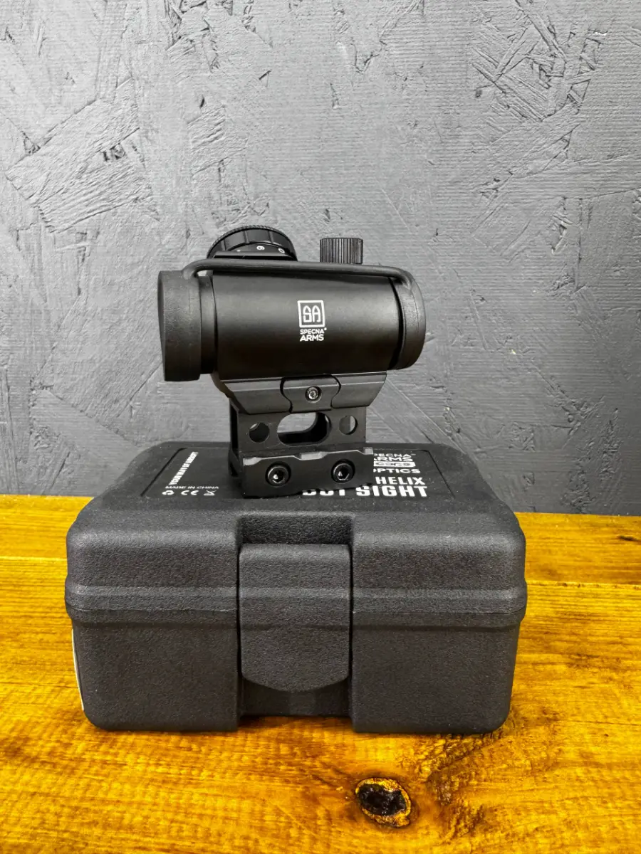 Каліматорний приціл Specna Arms CORE Helix red dot sight Black, фото 5